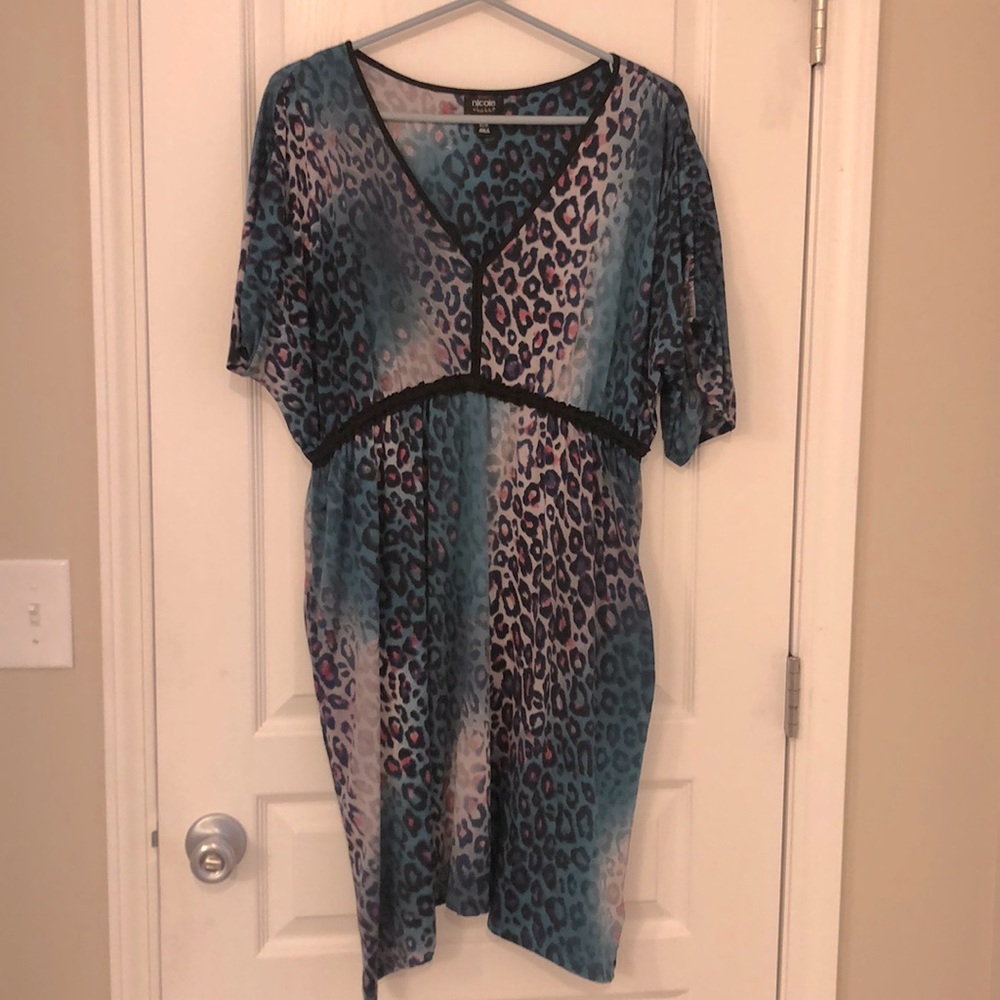 Super cute sexy animal color print dress with pockets🌸